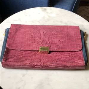 Pour la Victoire leather Clutch